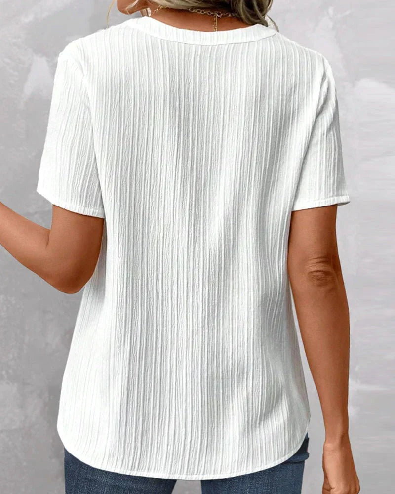 Blusenshirt Damen Kurzarm
