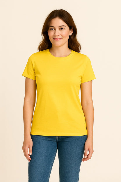 Blusenshirt Damen Gelb