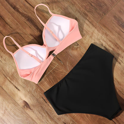 Bikini Damen bauchweg high waist Badeanzug Set