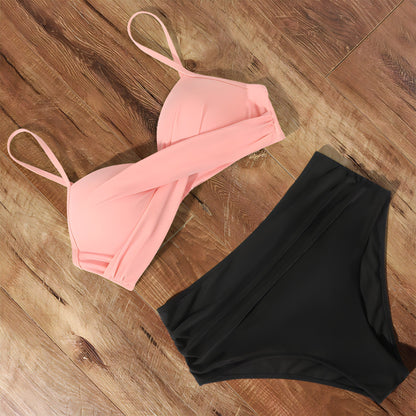Bikini Damen bauchweg high waist Badeanzug Set