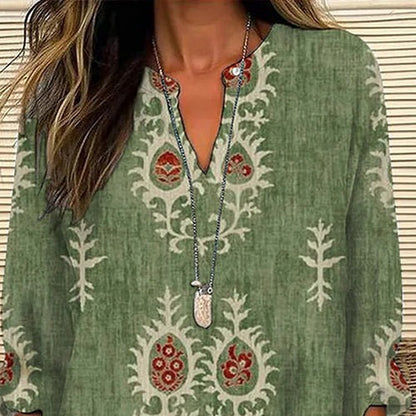 Blusenshirt Grün Damen
