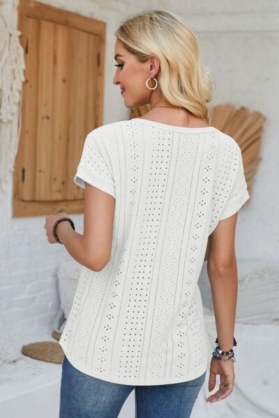 Bunte Blusen Damen Kurzarm - Blusenshirt Kurzarmblusen