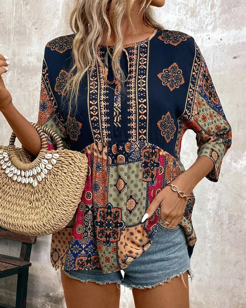 Dunkelblaue Bluse Damen - Bluse Dunkelblau Blusenshirt