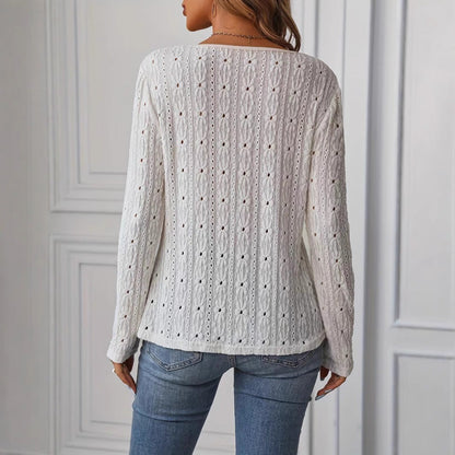 Blusenshirt Damen Weiß