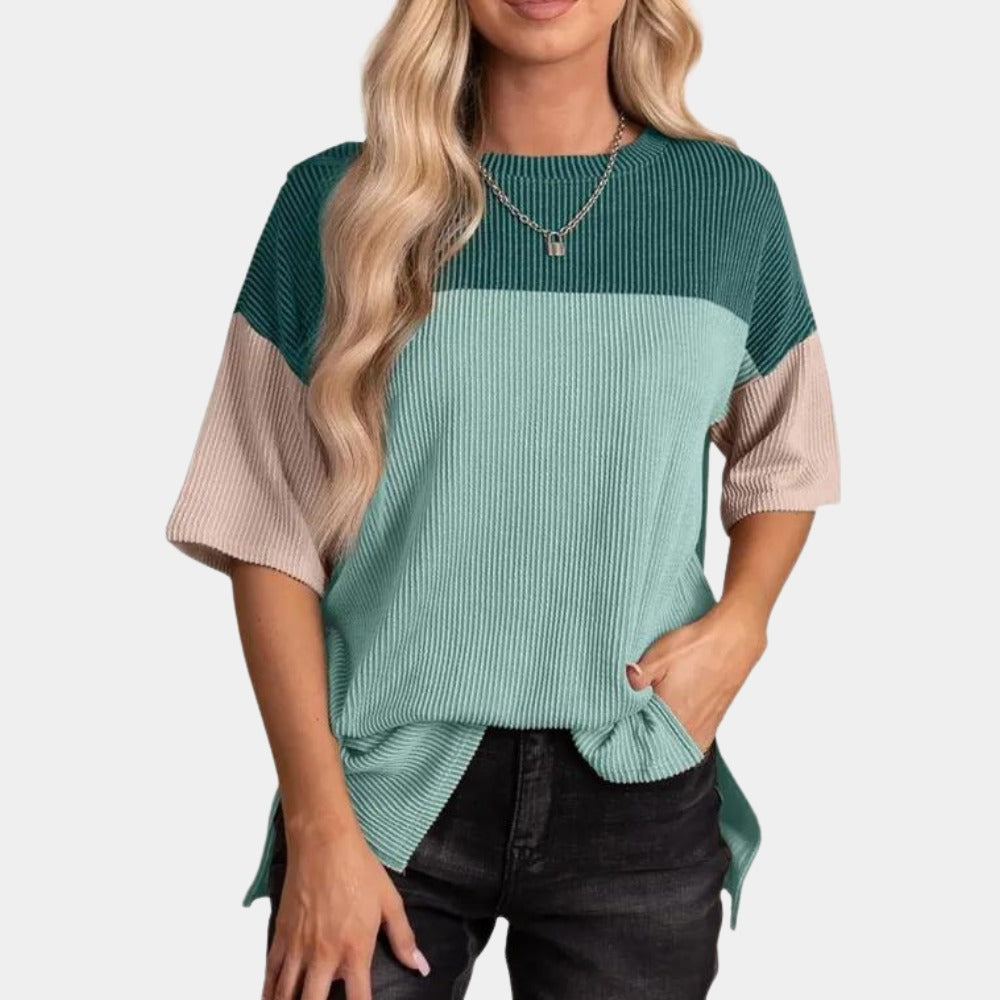 Blusenshirt Dunkelgrün