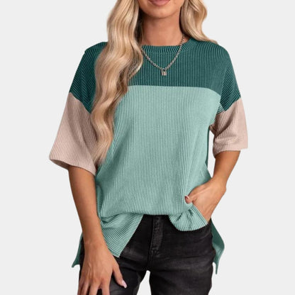 Blusenshirt Dunkelgrün