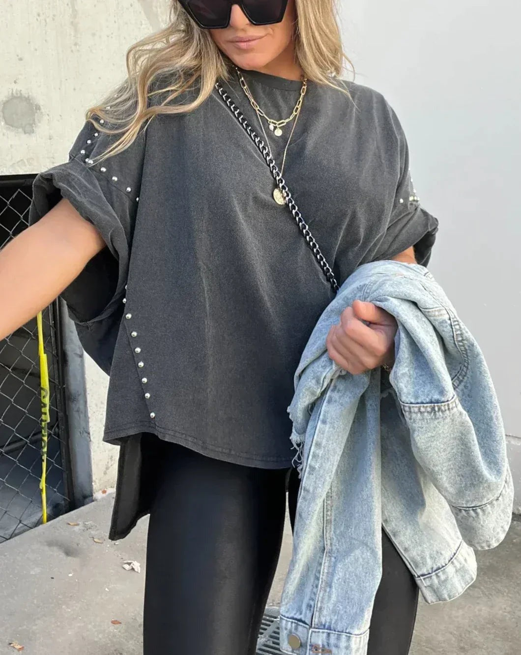 Bunte Blusen Kurzarm