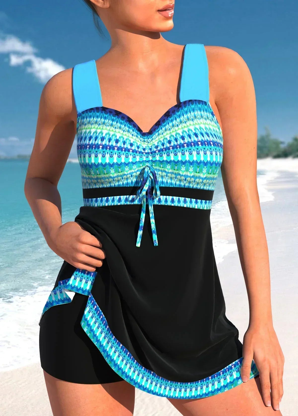 Bademode Damen elegant modischer Badeanzug