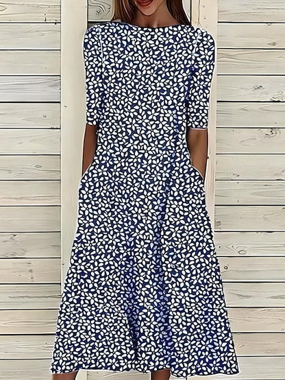 Sommerkleid Damen luftig midi Strandkleid